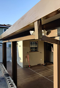 Patio Cover Design & Backyard Renovation in Hermosa Beach